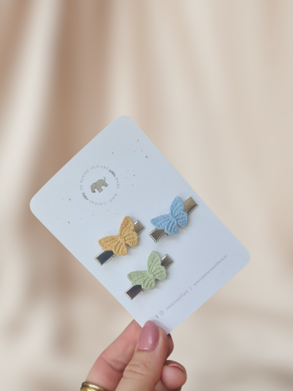 Haarspeldjes Baby - Vlindertjes