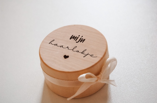 Bewaardoosje - Haarlokjes