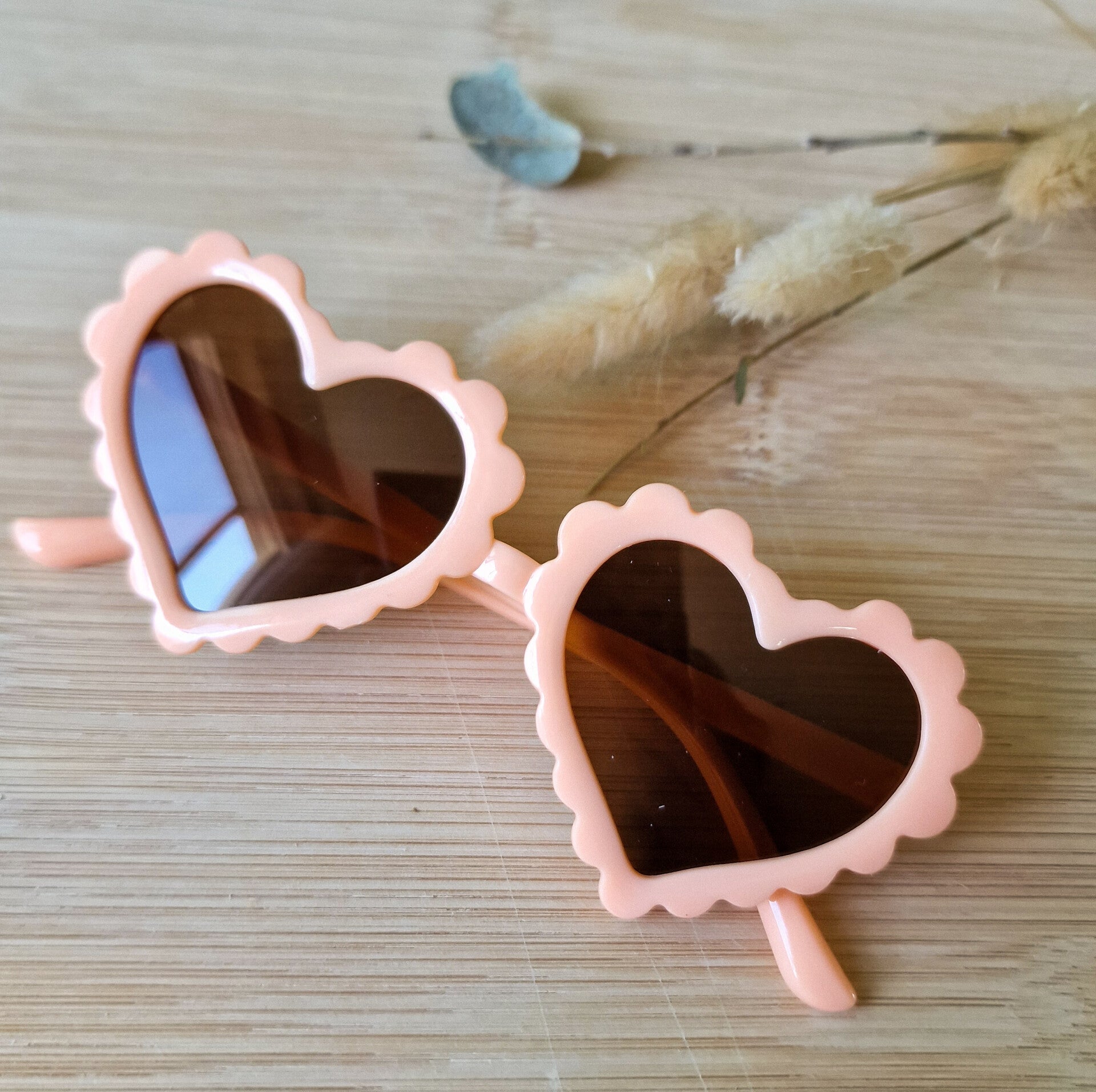 Zonnebril Kind - Hartje - Zalm