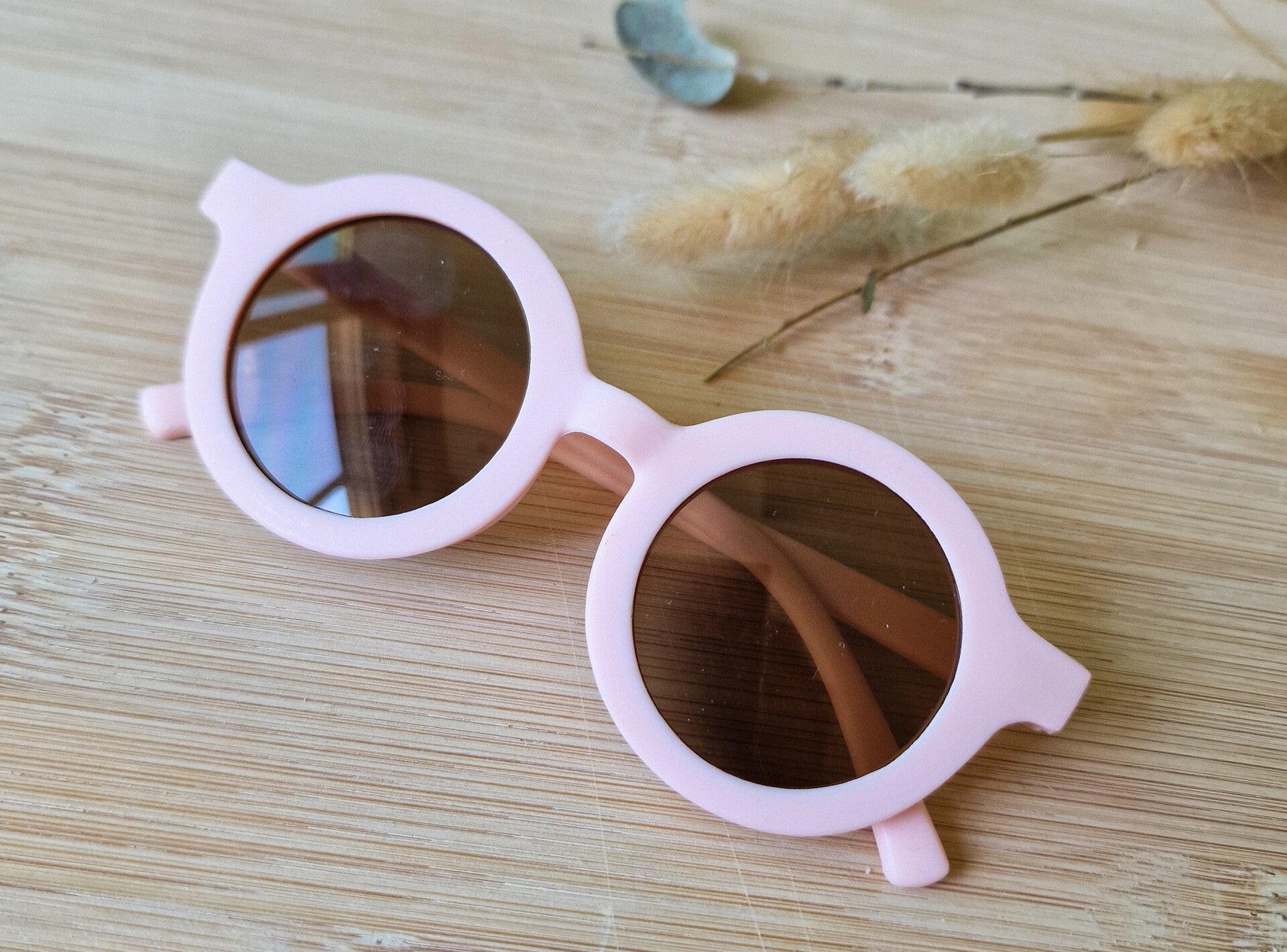 Zonnebril Kind - Rond - Roze