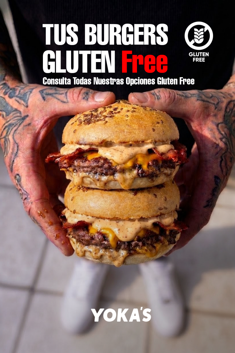 TODAS TUS HAMBURGUESAS GLUTEN FREE