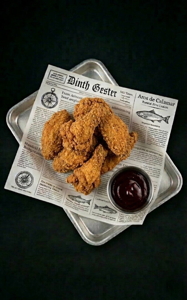 Sumérgete en una explosión de sabor con nuestras alitas de pollo con rebozado al estilo Kentucky. Disfruta de la jugosidad del pollo combinada con nuestro irresistible rebozado crujiente. elige entre nuestra salsa BBQ clásica casera para un toque dulce o 
