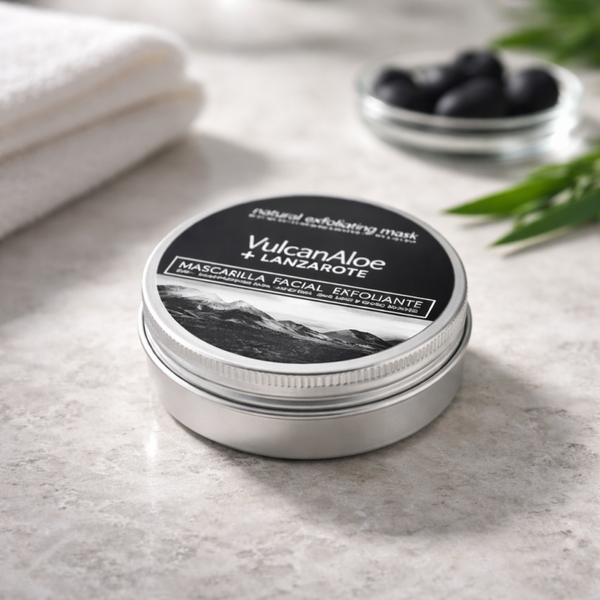 scrubmasker voor het gezicht met Aloë Vera en vulkaanas 100 gr