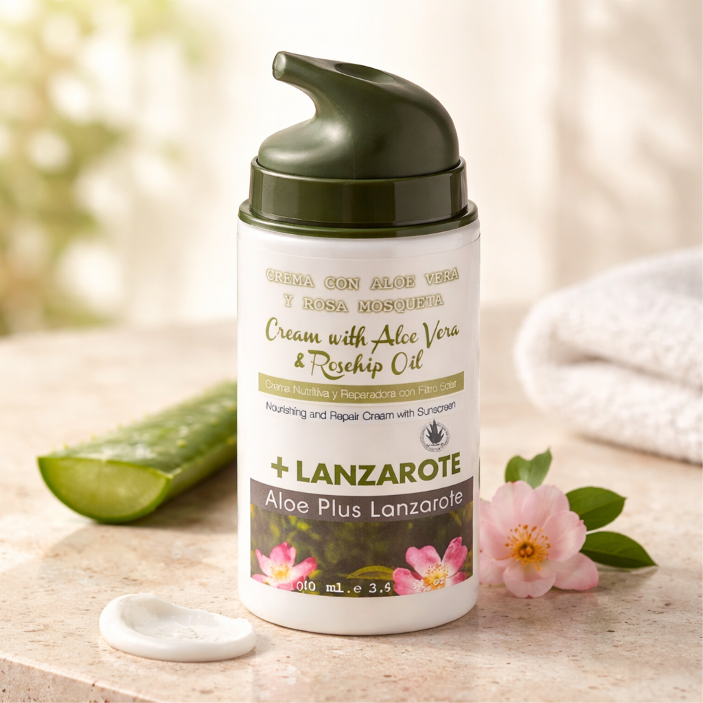BRozenbottel en Aloë Vera Voedende Gezichtscrème 100ml
