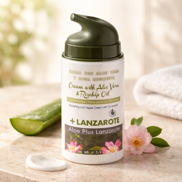 Rozenbottel en Aloë Vera Voedende Gezichtscrème 100ml