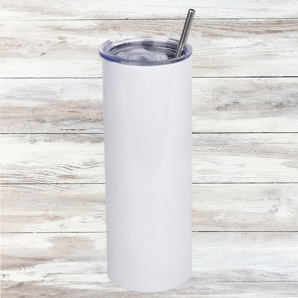 20 oz Skinny Tumbler w/ straw