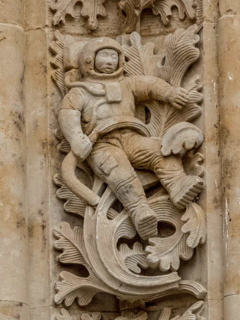 Astronauta Catedral Nueva, Salamanca