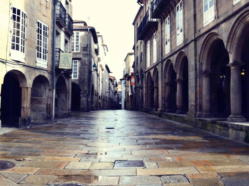 casco antiguo de Santiago de Compostela,