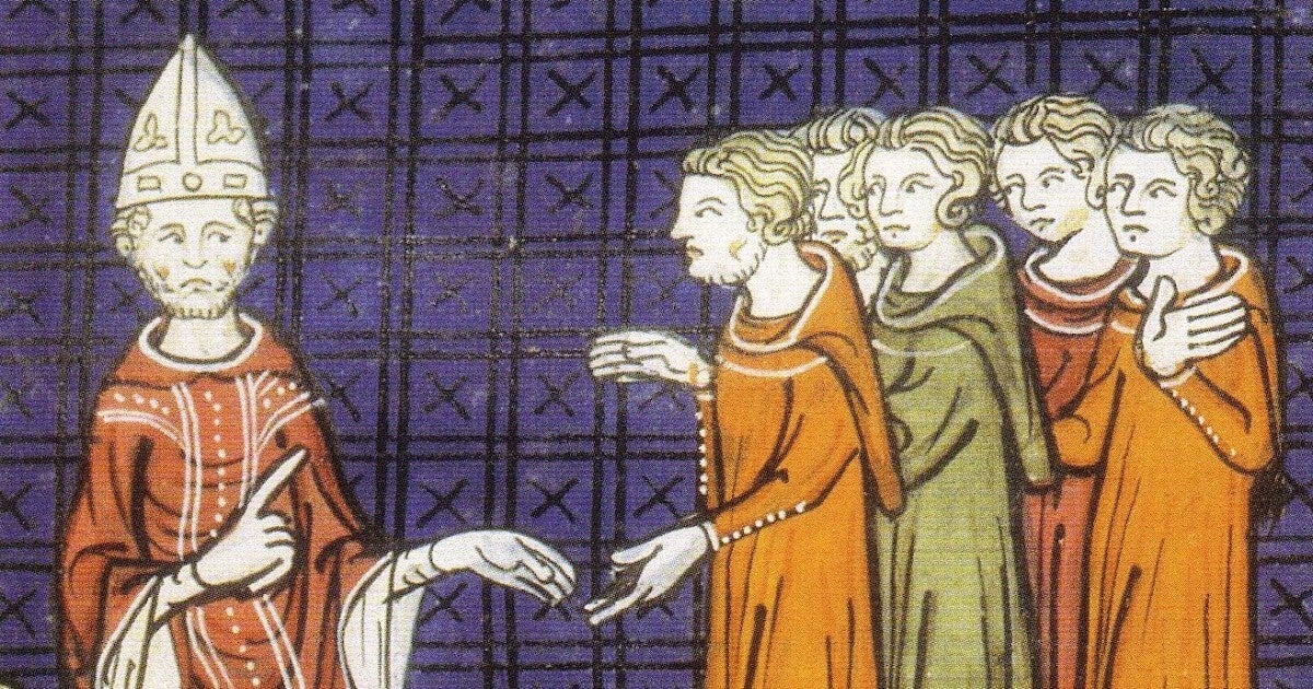 Ilustración medieval Los Cátaros