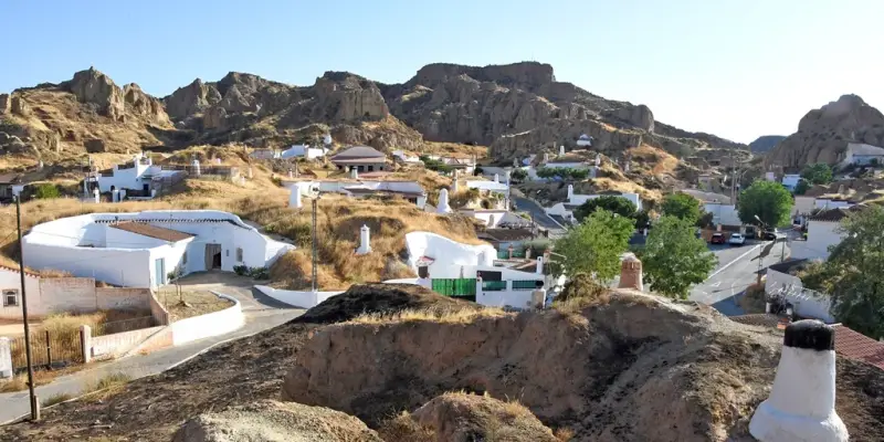 Barrio de las Cuevas:, Guadix