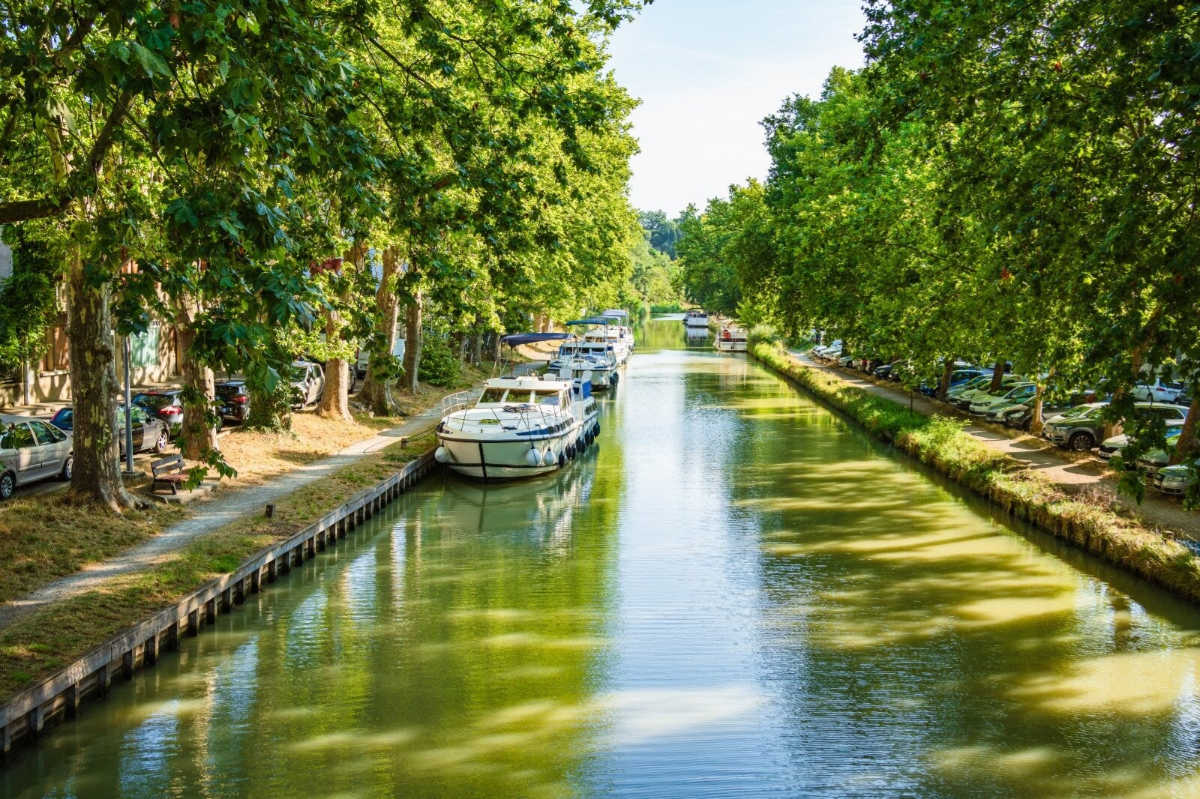Canal du Midi en Carcasona