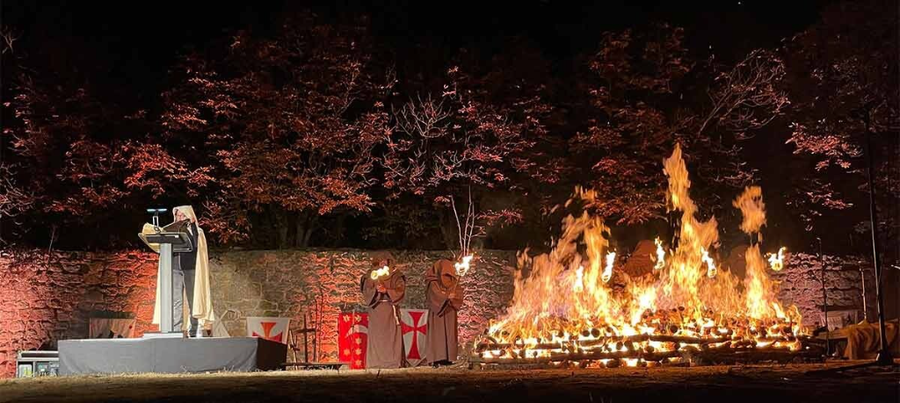 Lectura del Monte de las Animas de Becquer, Festival de las Ánimas Soria