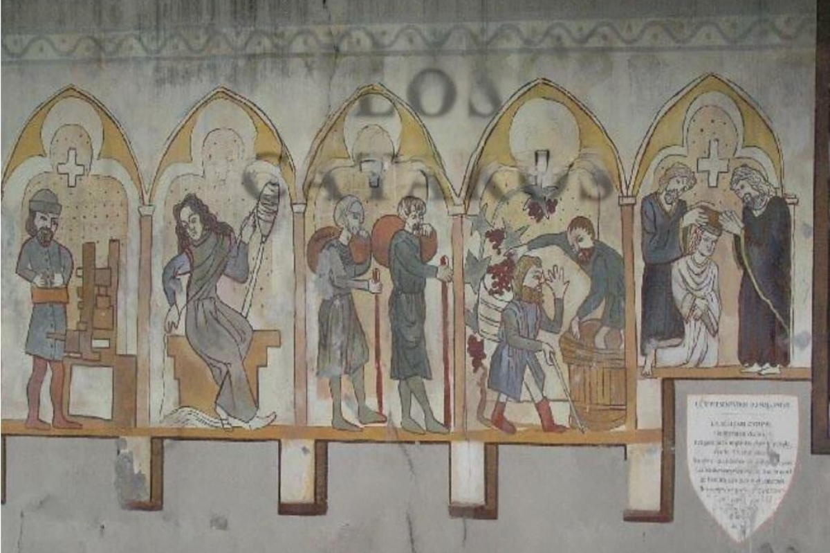 Ilustración medieval Los Cátaros