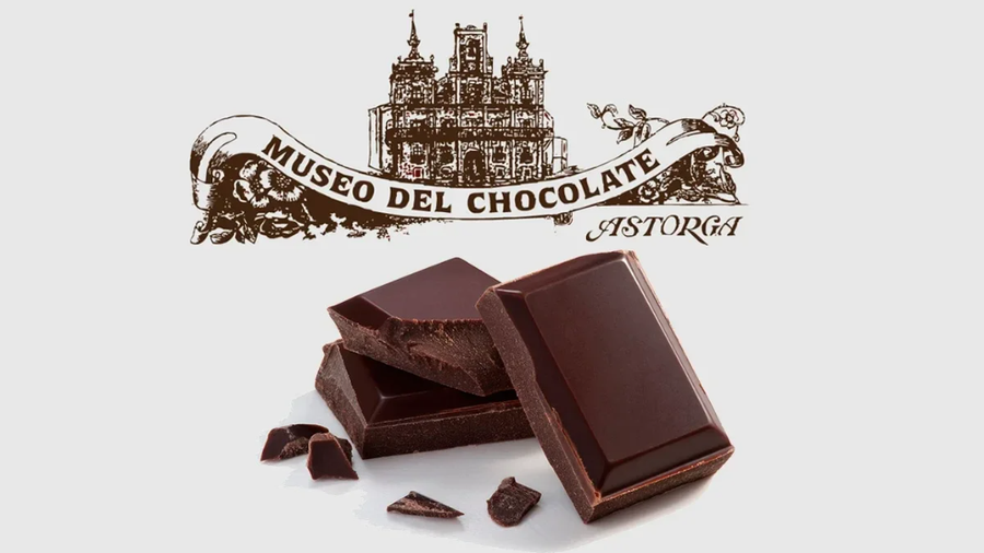Anuncio del Museo del Chocolate en Astorga