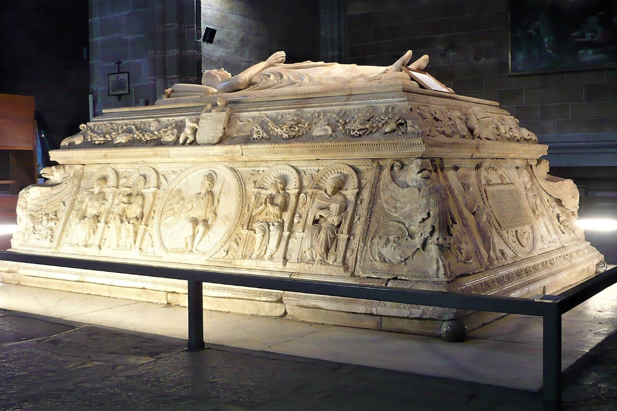 sepulcro del príncipe Juan, Real Monasterio de Santo Tomás, Ávila