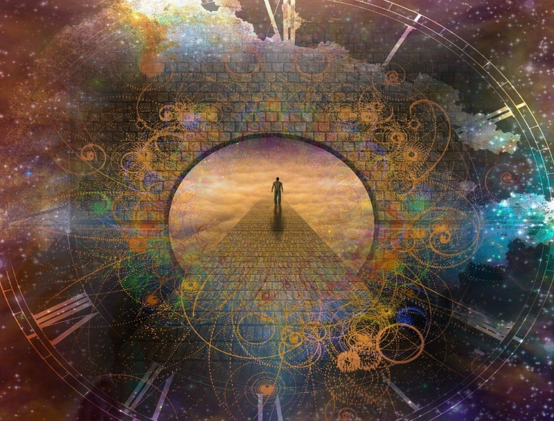 simulación abstracta del paso del tiempo
