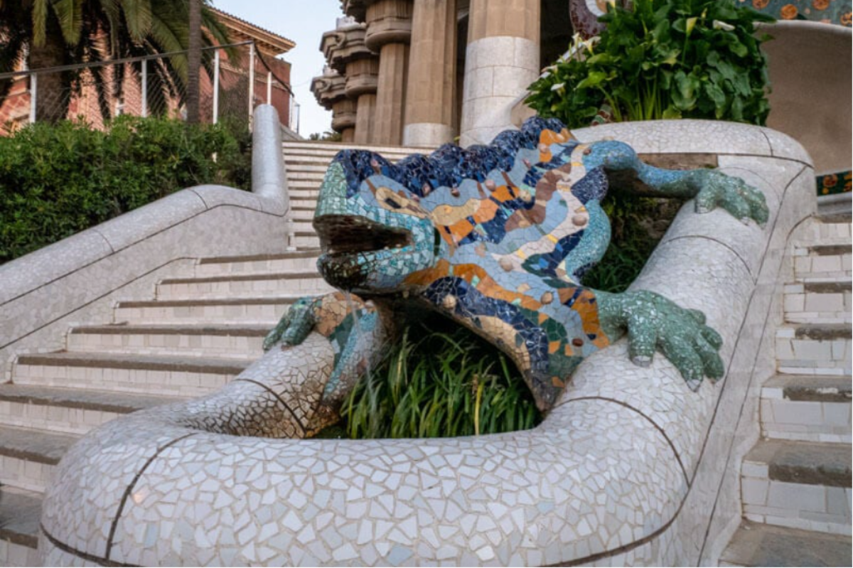 Dragon de entrada en el Parque Güell