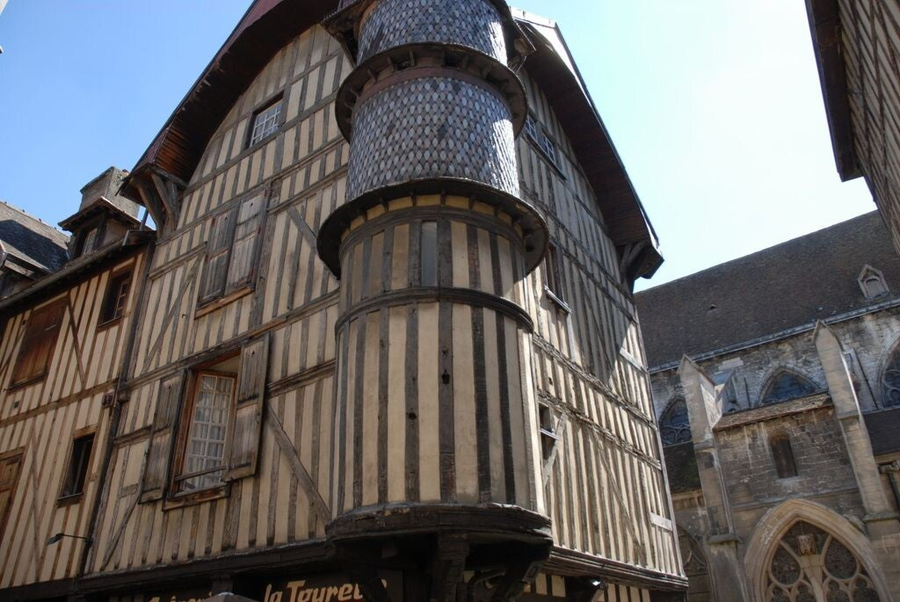 casco antiguo de Troyes