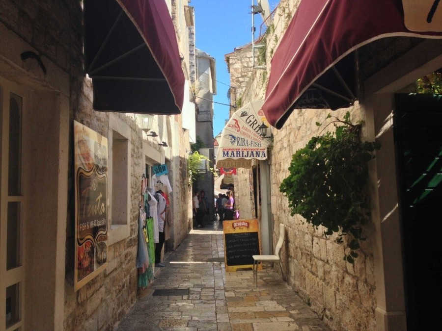 El casco antiguo de Trogir