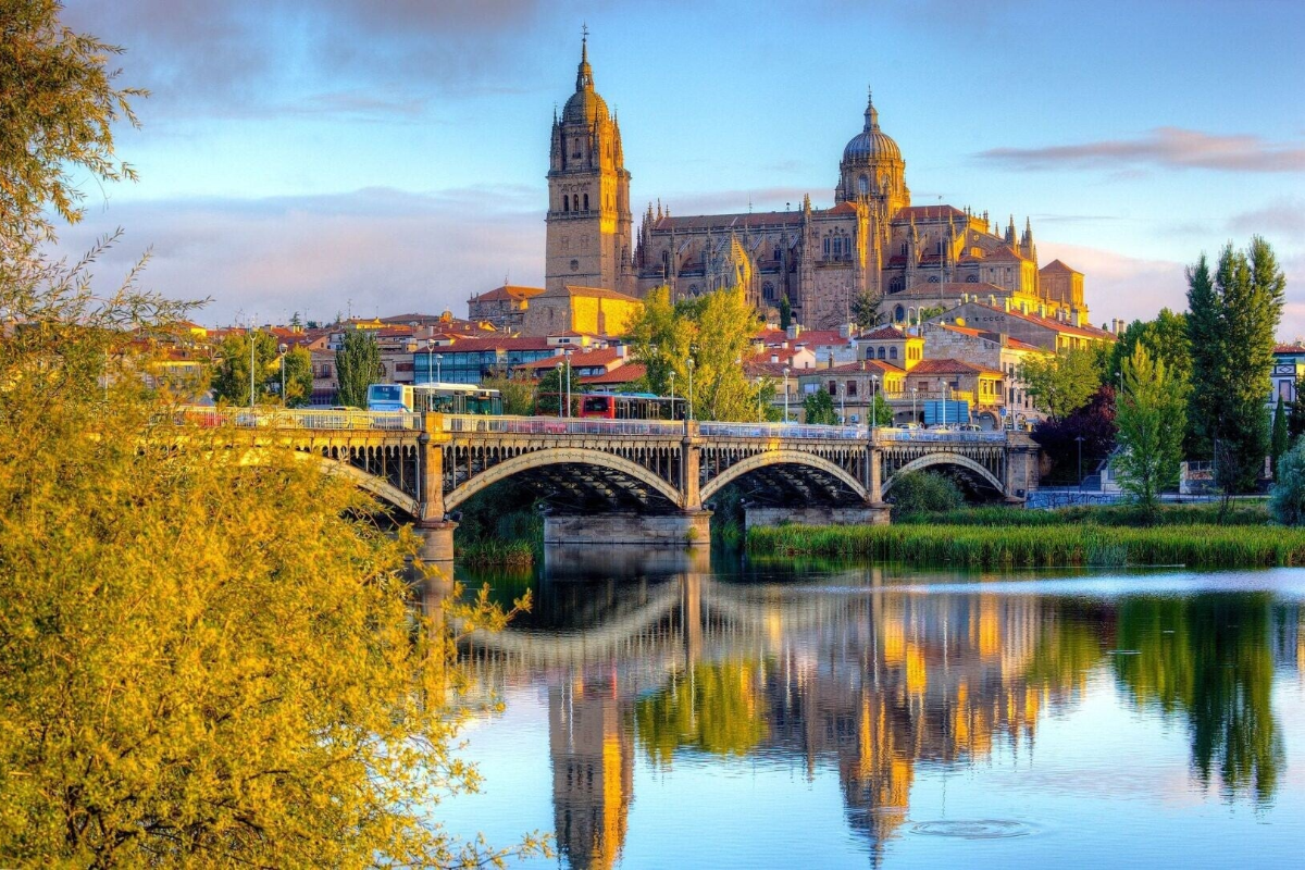 Salamanca y el rio Tormes