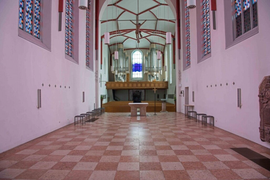 interior rosa Deutschordensmünster St. Peter und Paul