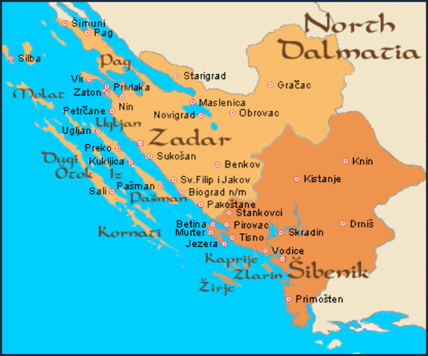 Norte de la Costa Dálmata