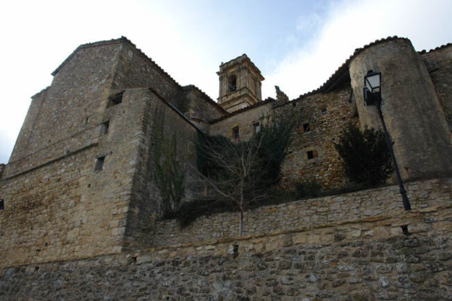 vista castillo de Culla;, Castellón