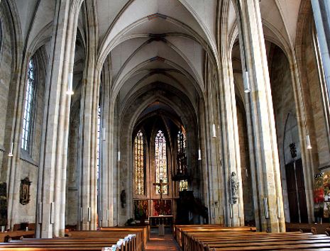 interior Frauenkirche – La iglesia de Nuestra Señora