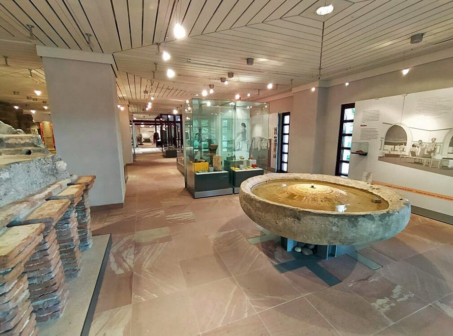 Museo exposicion de Las termas romanas de Arae Flaviae