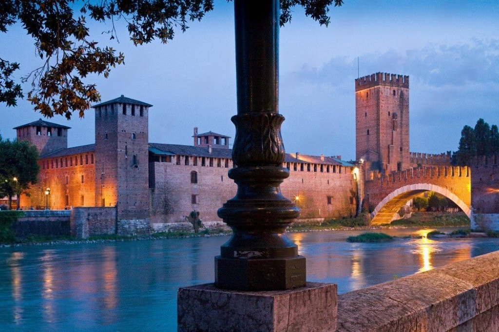 vista del Ponte Scaligero, , Verona