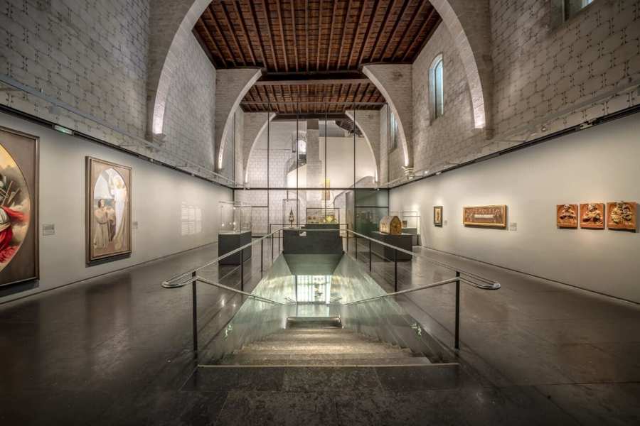 Dormitorio sala de exposición Monasterio de Pedralbes