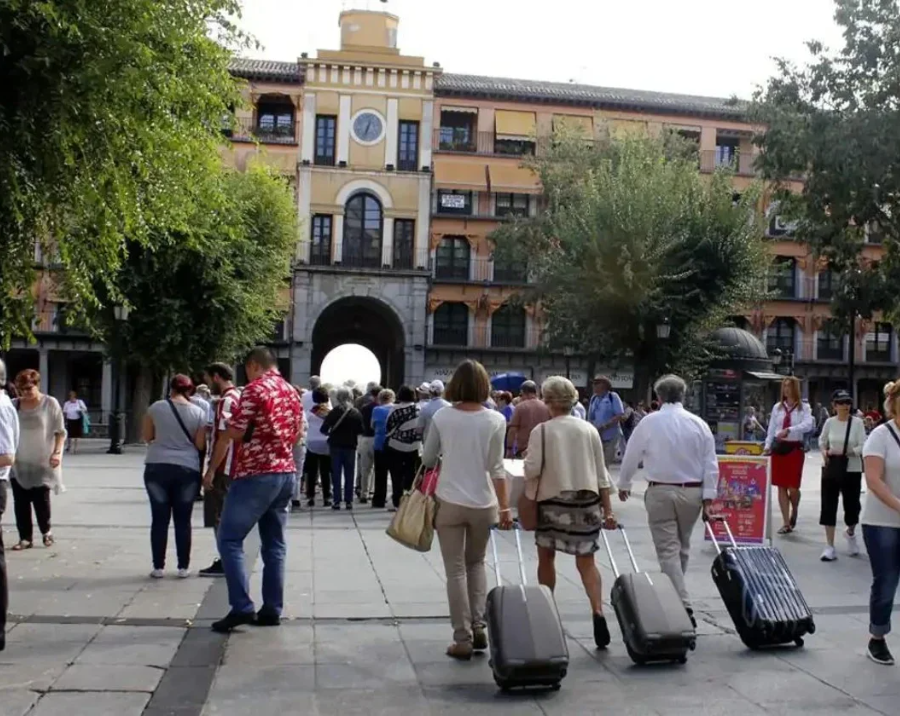 Turistas en la Plaza Zocodover