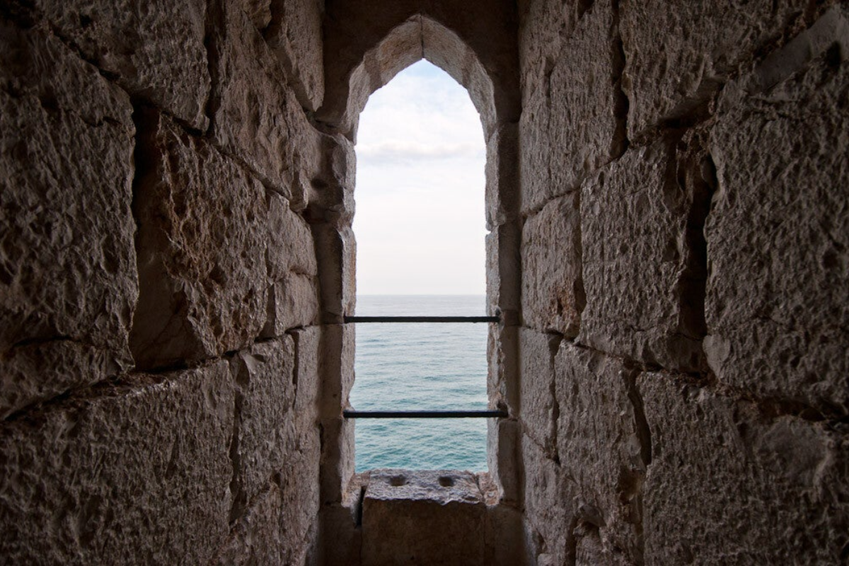 Ventana Castillo Papa Luna, Peñiscola