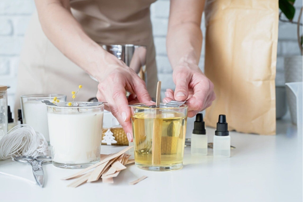 Taller de velas aromáticas