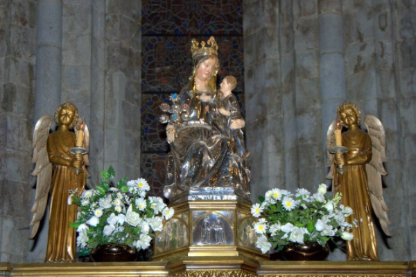 Imagen de la Virgen de Roncesvalles