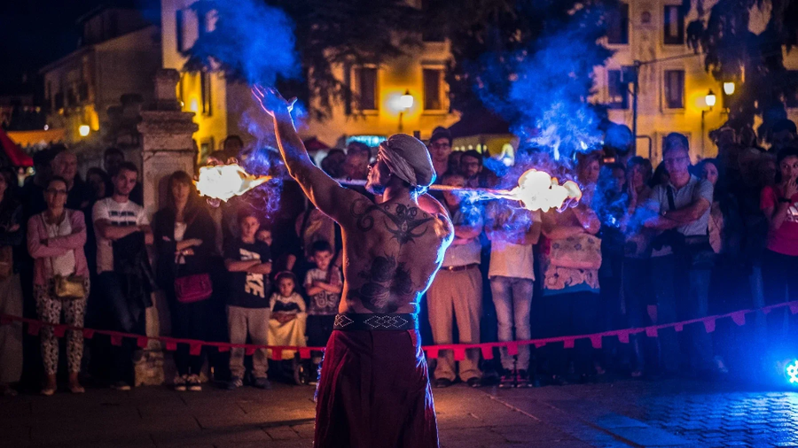 Tragafuegos, espectaculo de la Semana Cervantina