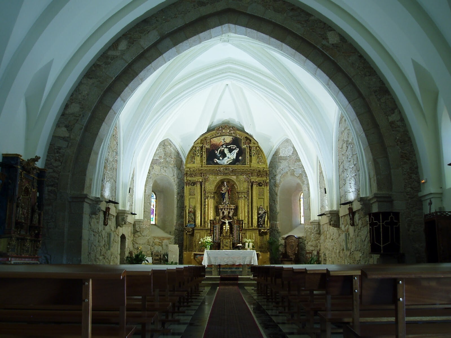 Interior Iglesia de Santa María de la Torre, Jarandilla de la Vera