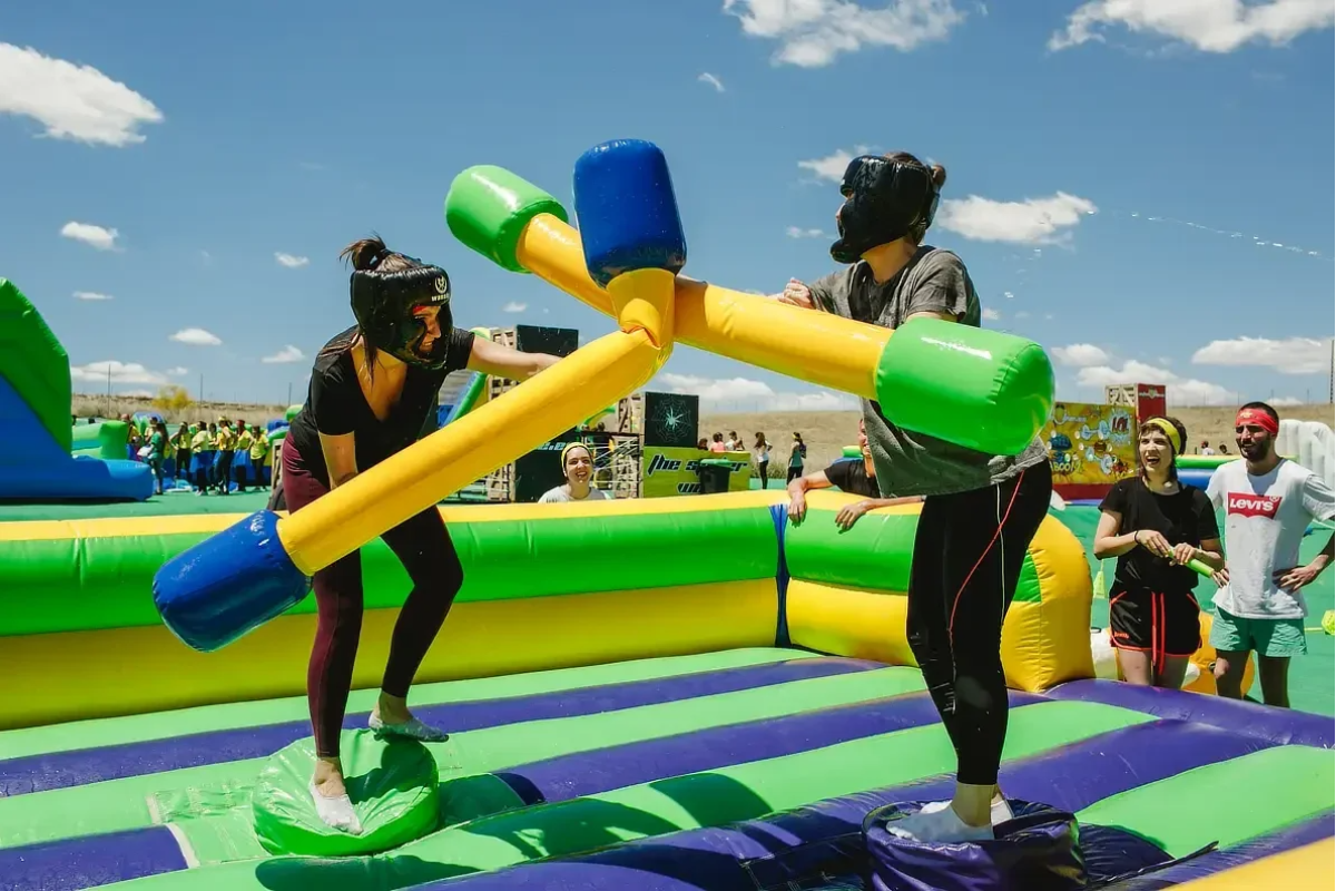 Circuito de Humor Amarillo en Gran Paintball Madrid