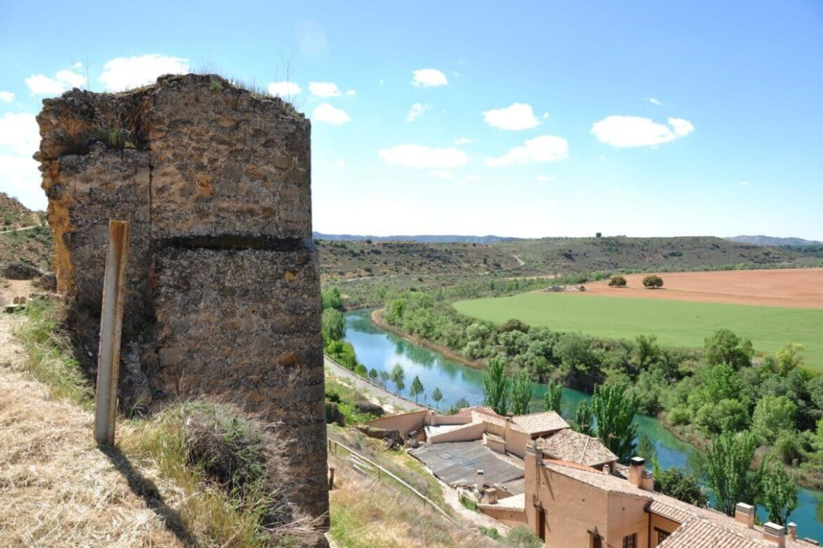 Vistas delde del Castillo de Zorita de Canes
