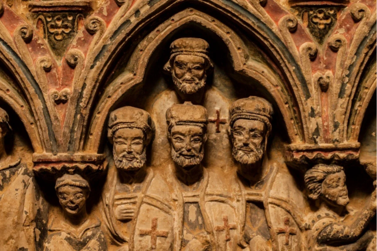 Relieve de Caballeros Templarios