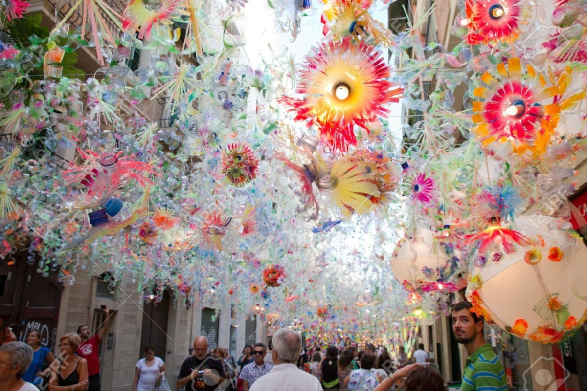 Fiestas de Gracia en Barcelona 