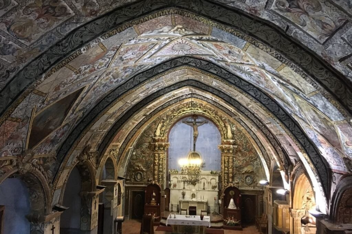 Interior Iglesia de la Virgen de la Carrasca – Bordón, Teruel