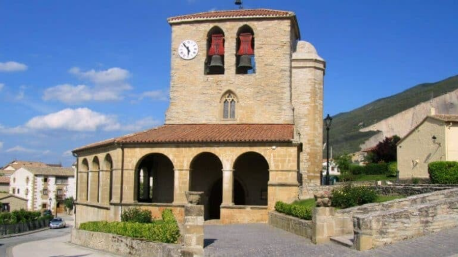 Iglesia de Santa Eufemia, Tiebas Navarra