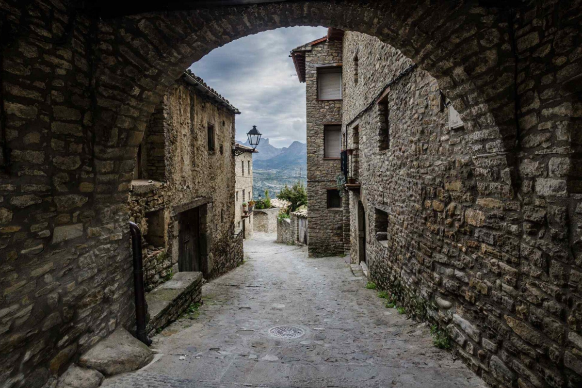 Vista de la torre de Huesca