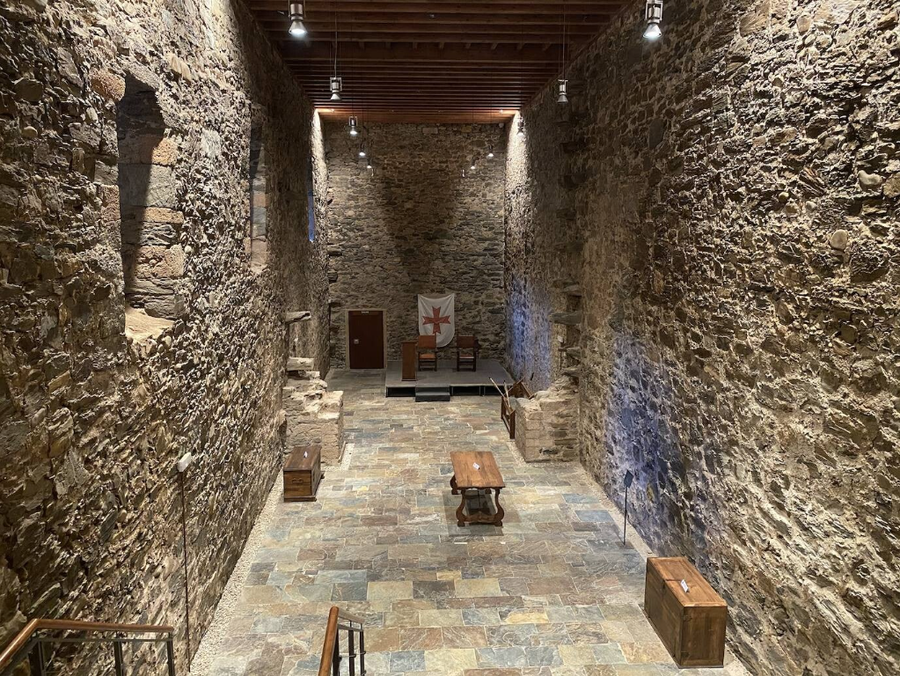 Interior castillo de los Templarios, ponferrada