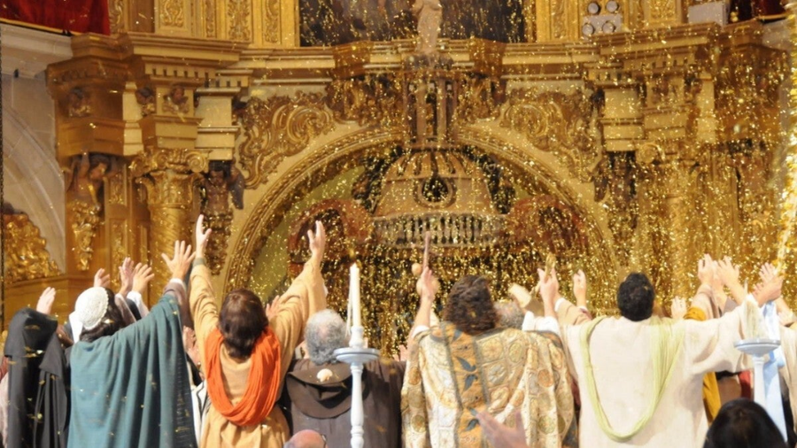 Misteri Festa d’Elx: ascension virgen apostoles