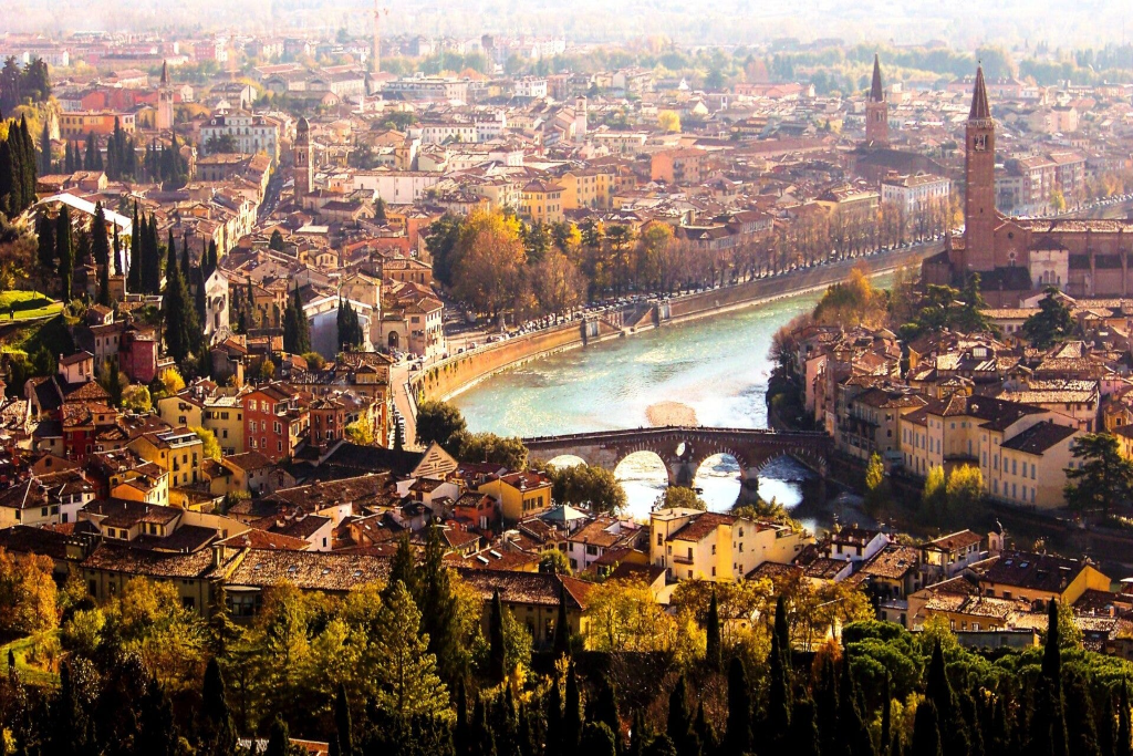 vista Verona, Italia