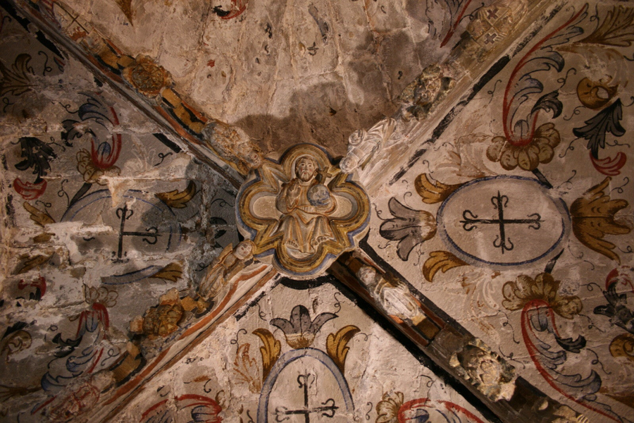 Detalle Techo Iglesia de la Virgen de la Carrasca – Bordón, Teruel