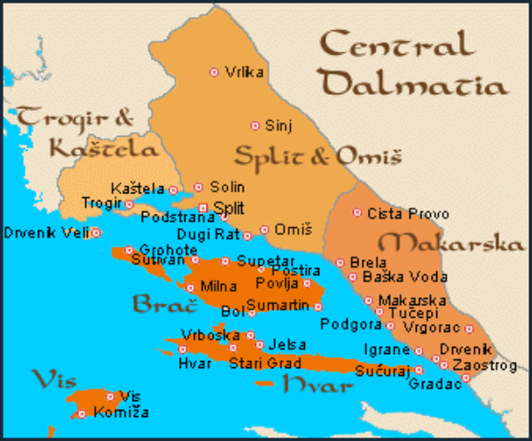 Centro de La Costa Dálmata