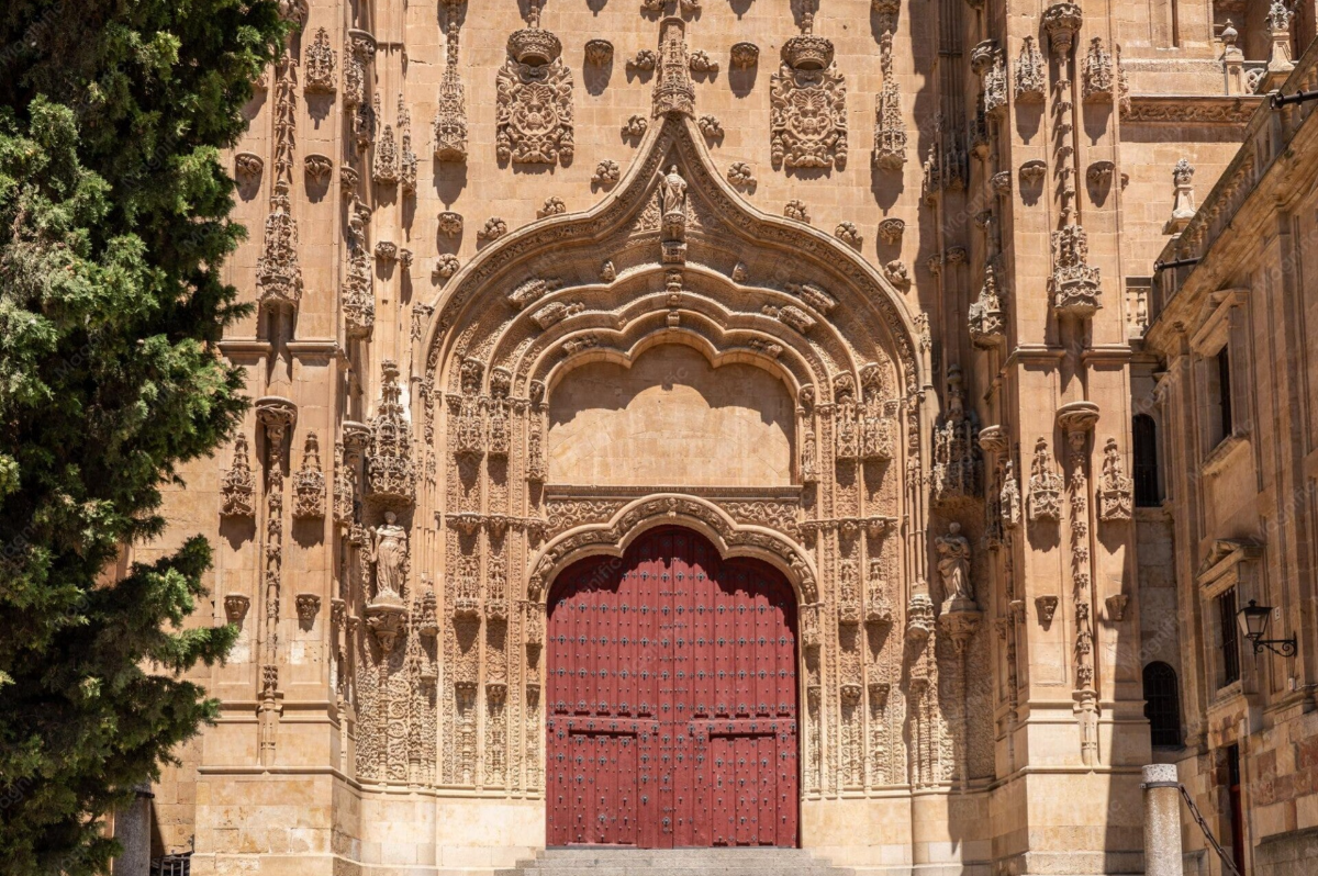 Portón de entrada, Catedral Nueva, Salamanca